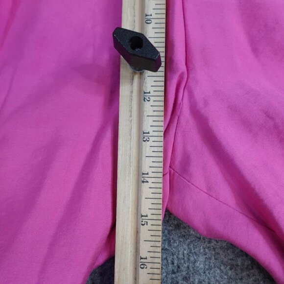 Zara Women's Pants M Pink Wide Leg High Rise Pleated NEW - Picture 10 of 12